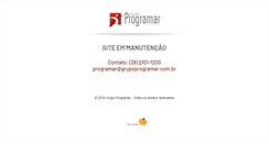Desktop Screenshot of grupoprogramar.com.br