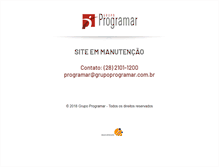 Tablet Screenshot of grupoprogramar.com.br